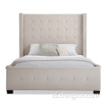 Furniture Kamar Tidur Gaya Amerika Tombol Tufting Baju Kain Berlapis Grosir Set Kamar Tidur CX612